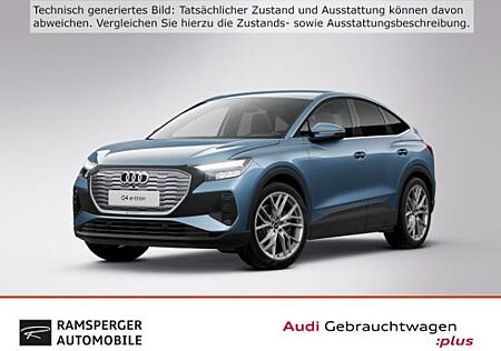 Audi Q4 e-tron Sportback 45 S line, AHK, Kamera, Standklima, Wärmepumpe