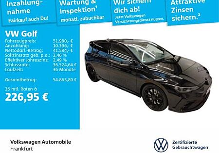 VW Golf Volkswagen VIII 2.0 TSI DSG 4Motion R Black Edition Navi Leder IQ.Light DAB+ FrontAssist