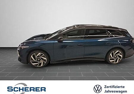 VW ID.7 Volkswagen Tourer Pro h, Wärmep., Navi, Sitzh., IQLight, BlackStyle, AHK, 360°