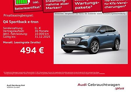 Audi Q4 e-tron Q4 Sportback 45 e-tron 2xS LINE/W-PUMPE/LM21/AHK