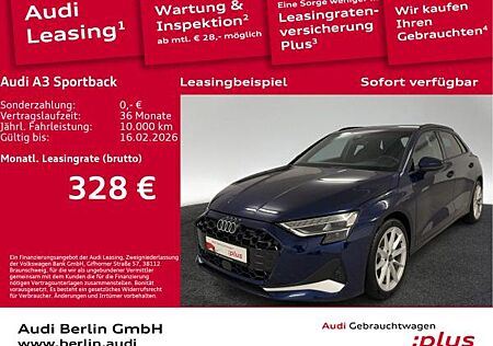 Audi A3 Sportback Advanced 30 TFSI S tr. LED NAVI RFK VIRTUAL