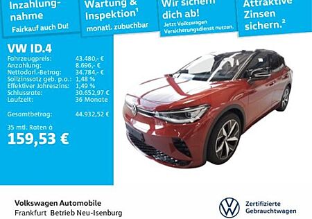 VW ID.4 Volkswagen GTX mit Entertainment-Paket 4Motion Navi AHK IQ.LIGHT - LED-Matrix-Scheinwerfer DAB+