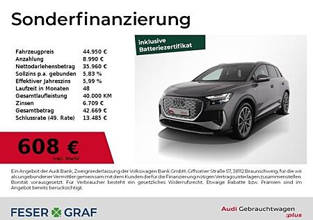 Audi Q4 e-tron Q4 S line 35 e-tron Pano./Wärmepumpe/AHK/ACC/20