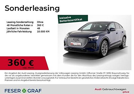 Audi Q4 e-tron Sportback S line 35 matrix LED/ AHK