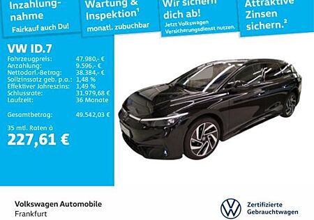VW ID.7 Volkswagen Tourer Pro Navi AHK IQ.Light ACC AreaView LaneAssist