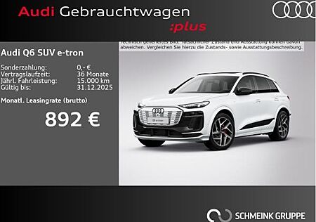 Audi Q6 e-tron Q6 SUV e-tron performance Sline AHK PANO B&O HUD