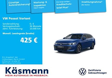 VW Passat Volkswagen Variant Elegance 1.5 eHybrid 272PS AHK HUD KAM INKL WINTERRÄDER + GARANTIE