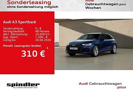 Audi A3 Sportback 40 TFSIe S-tronic / Navi+, LED, AHK