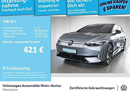 VW ID.7 Volkswagen Lim GTX Navi AHK Kamera uvm