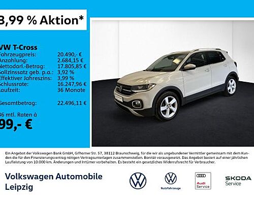 Volkswagen T-Cross 1.0 TSI Style *ACC*DSG*Navi*Einparkhilfe