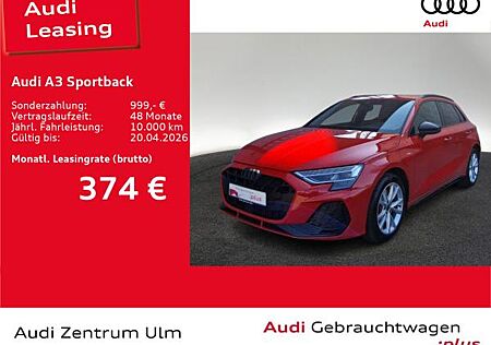 Audi A3 Sportback S-Line Black 45 TFSI e AHK NAVI RFK