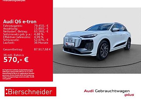 Audi Q6 e-tron qu 2x S-line AHK MATRIX PANO AR-HuD B&O