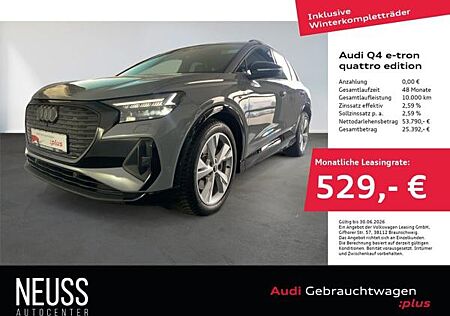 Audi Q4 e-tron 45 quattro edition S line PANO+HUD+AHK+HPC
