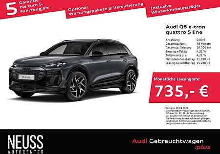 Audi Q6 e-tron quattro S line AHK+360°+PRO+ACC+MATRIX+HPC