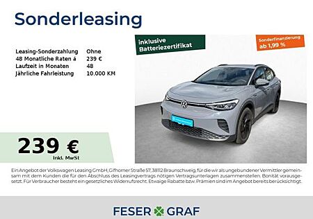 VW ID.4 Volkswagen Pure 55kWh NAVI PDC APP LED CCS