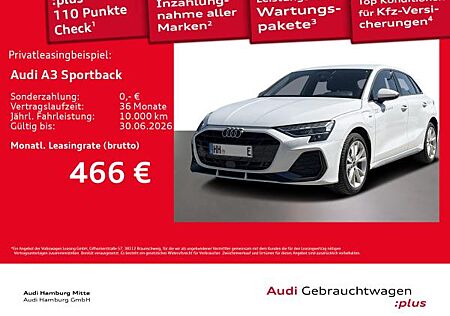 Audi A3 Sportback TFSI e S line S tronic LED Virtual