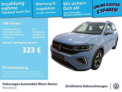 Volkswagen T-Cross 1.0 TSI R-Line DSG GAR2030 Navi PDC Matrix LED