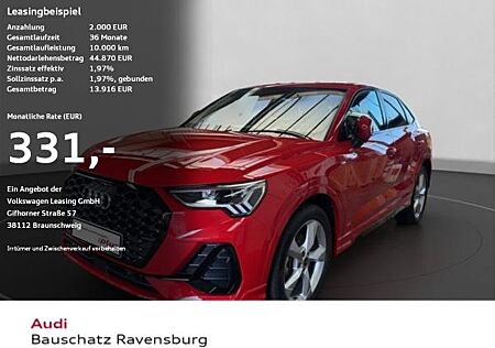 Audi Q3 Sportback 35 TDI S line *LEDER*SH*AHK*OPTIK* LED Navi SoundSys