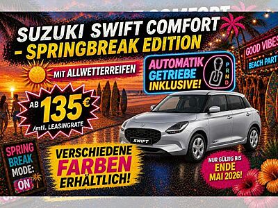 Suzuki Swift "Comfort+" Automatikgetriebe, Allwetterreifen