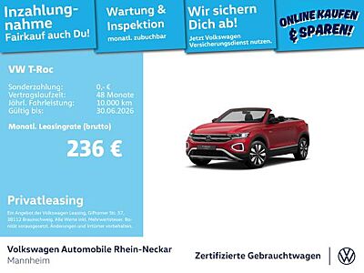 Volkswagen T-Roc Cabrio 1.0 TSI GOAL Navi Kamera LED uvm