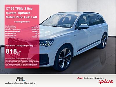Audi Q7 55 TFSIe S line quattro Tiptronic Matrix Pano HuD Luft