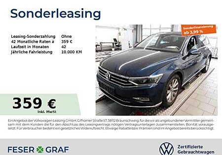 VW Passat Volkswagen Variant Elegance 2.0 TDI DSG Navi AHK SiH