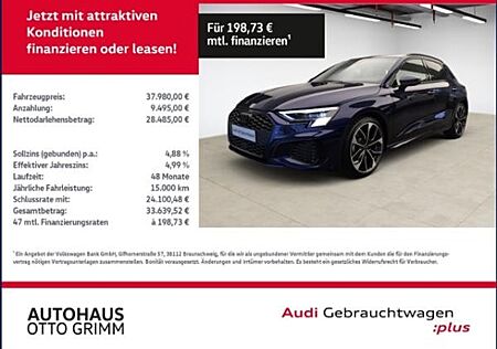 Audi A3 Sportback 35 TFSI S line LED NAVI LEDER ALU