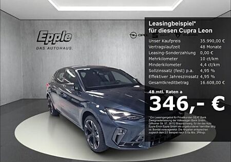 Cupra Leon Facelift 1.5 eTSI, Navi, Sennheiser, Rückfahrkamera, PDC v+h, Navi, Totewinkel
