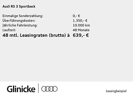 Audi RS3 RS 3 Sportback NEUBESTELLUNG MJ2025