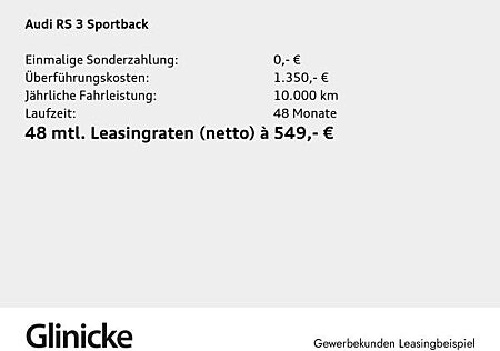 Audi RS3 RS 3 Sportback NEUBESTELLUNG MJ2025