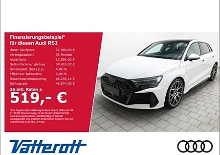 Audi RS3 Sportback Mod25 ACC Matrix Pano SONOS Sportabgas.