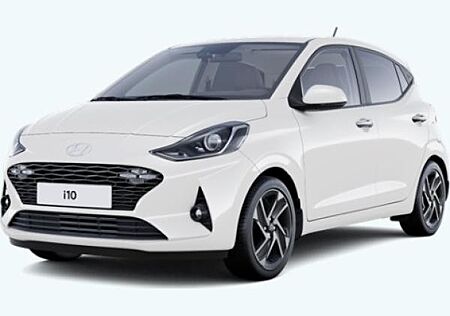Hyundai i10 Prime "Atlas White" Automatik 1.2 79PS Prime, SmartKey, Navi, Klimaautomatik Apple CarPlay Android