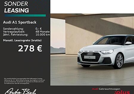 Audi A1 Sportback advanced 25TFSI Stronic LED Sitzheizung virtual EPH DAB