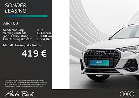 Audi Q3 S-Line 35 TDI Stronic S-Interieur ACC LED KAMERA "Sonderabnehmer"
