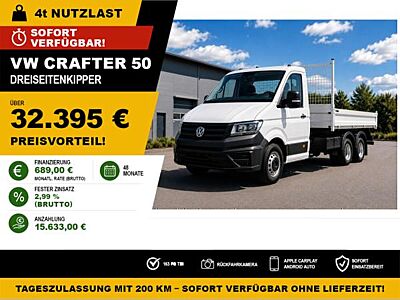 Volkswagen Crafter 50 Dreiseitenkipper Preisvorteil 32.395€