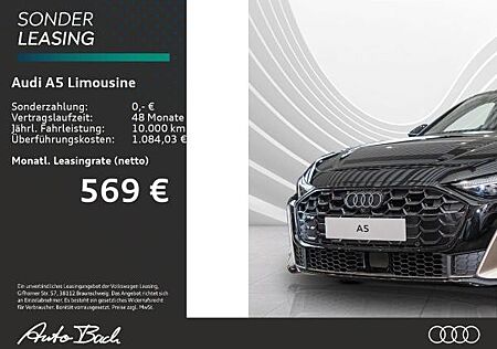 Audi A5 Limousine S-Line TDI qu. Panorama "GEWERBE-Leasing"