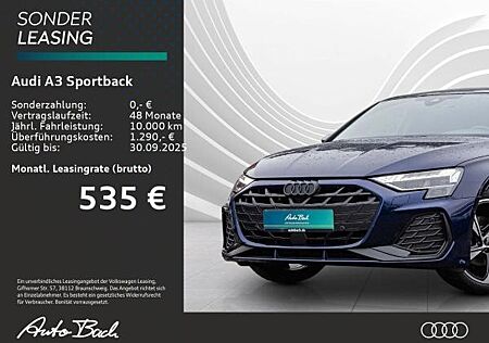 Audi A3 Sportback S line 35 TDI S tronic Matrix Business-Paket