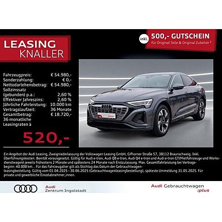 Audi Q8 e-tron leasen