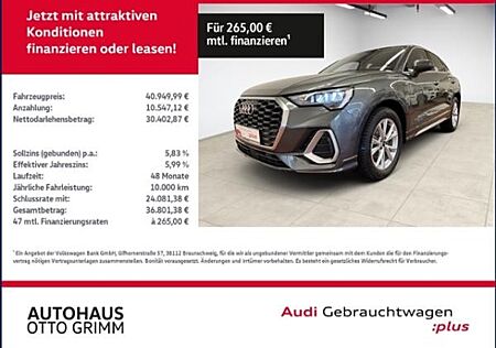 Audi Q3 Sportback 35 TFSI S line KLIMA NAVI