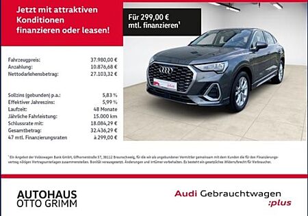 Audi Q3 gebraucht kaufen Audi Q3 Sportback 35 TFSI S line KLIMA LED NAVI