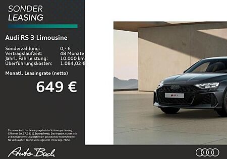 Audi RS3 RS 3 Limousine RS-Sitze CARBON 280 km/h *SONDERABNEHMER siehe Beschreibung*