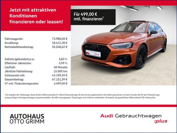 Audi RS4 Avant 2.9 TFSI quattro Tiptronic LEDER bild