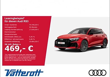 Audi RS3 2.5 TFSI Sportback Keramik ACC Leder Navi Panorama