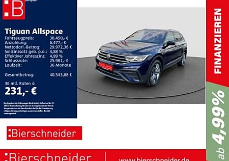 VW Tiguan Allspace gebraucht kaufen VW Tiguan Allspace Volkswagen 2.0 TDI DSG Move 7S AHK PANO MATRIX