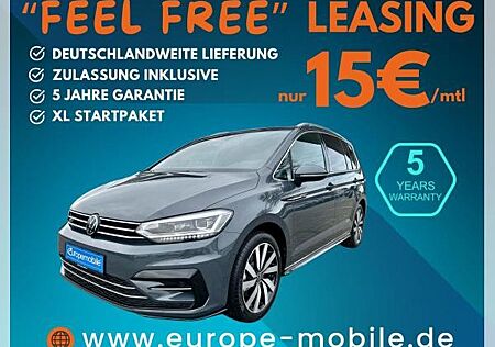 VW Touran Volkswagen R-LINE Ultrapaket 1.5 TSI OPF 150 DSG (UVP 58.715 € /SOFORT)DISC.PRO|EASY|IQ.LIGHT|WINTER|18ZOLL|UVM