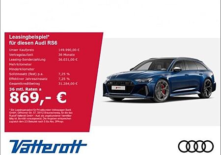 Audi RS6 Avant performance AHK Pano Keramik B&O Laser