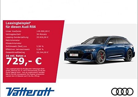 Audi RS6 Avant performance AHK Pano Keramik B&O Laser