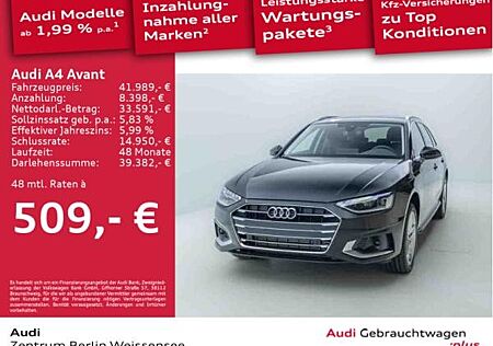 Audi A4 Avant 35 TFSI S-TRO*AHK*SIDE*LEDER*RFK*NAV*AC