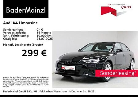 Audi A4 Limousine 40 TDI quattro LED Navi SHZ Kamera