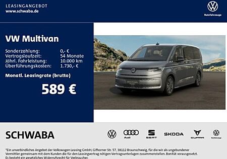 VW T7 Multivan Volkswagen Multivan LÜ GOAL 2,0 TDI DSG *Kurzzulassung* - weitere Lagerwagen vorhanden !